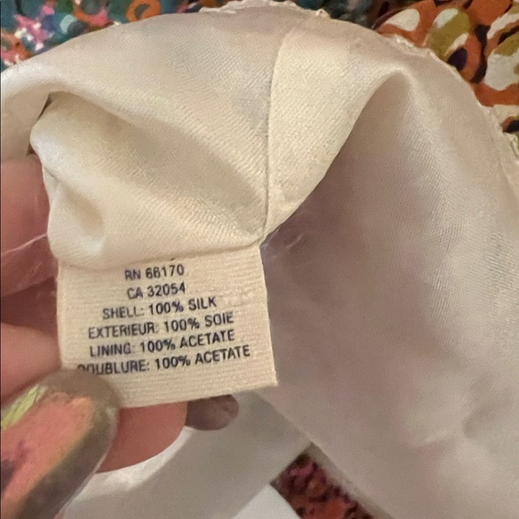 Maeve by Anthropologie 100% Silk Multicolor Abstract Print Dress – Size Small - Picture 6 of 6